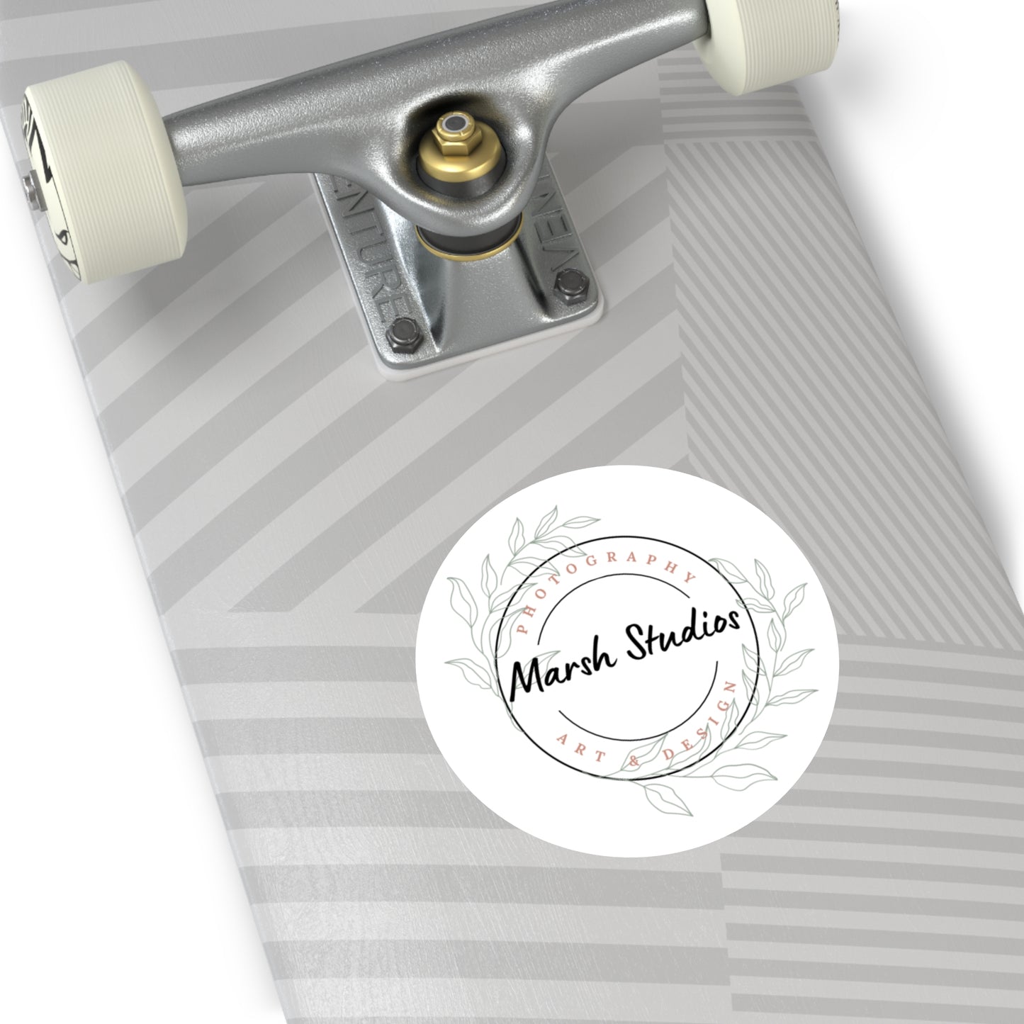 Custom Marsh Studios Round Stickers - Photography & Design