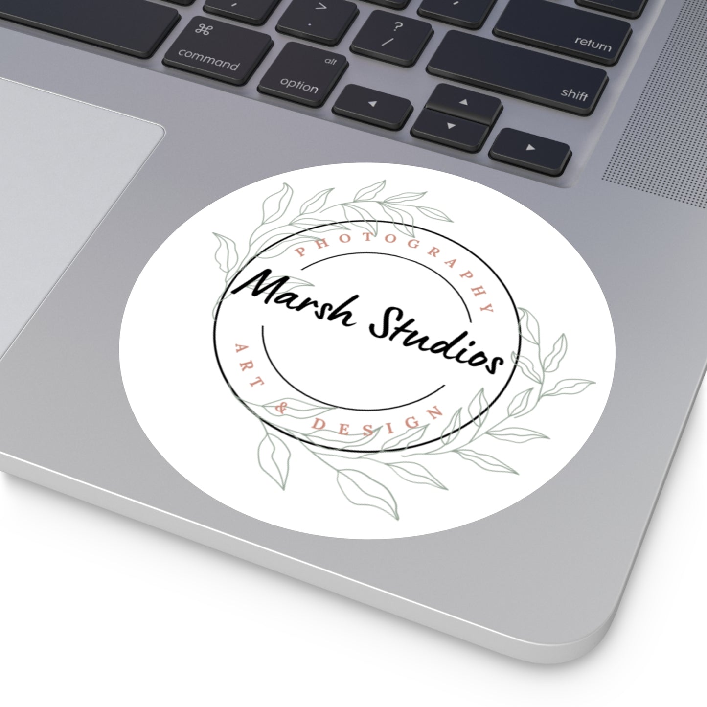 Custom Marsh Studios Round Stickers - Photography & Design