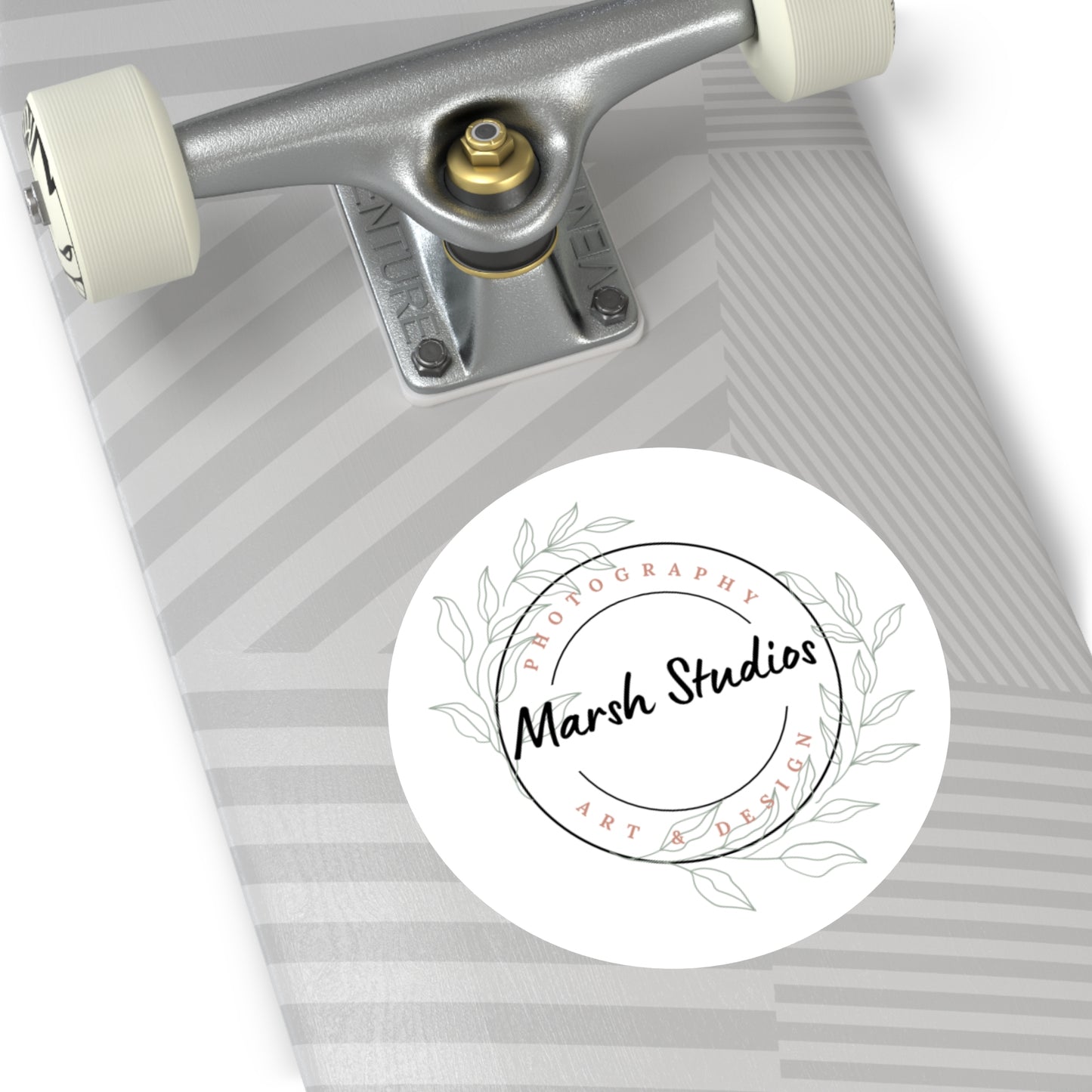 Custom Marsh Studios Round Stickers - Photography & Design