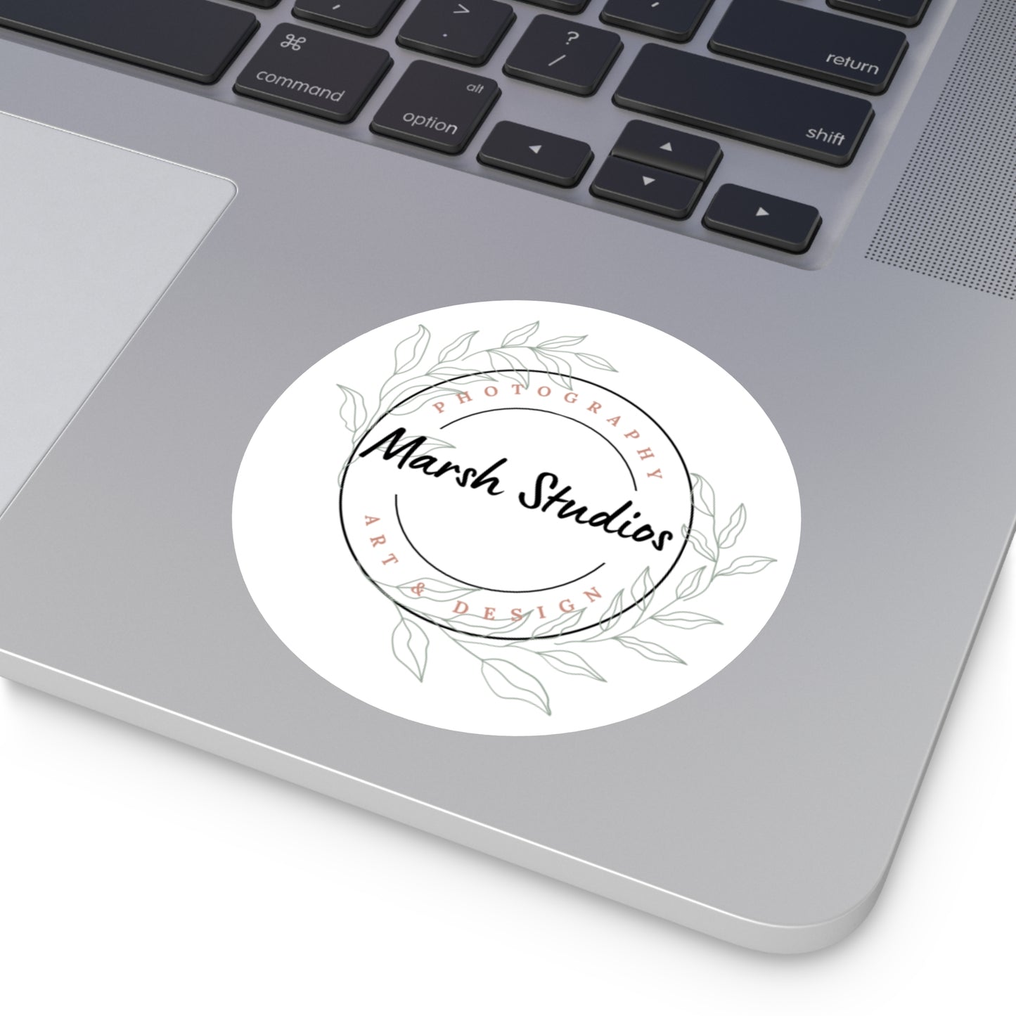 Custom Marsh Studios Round Stickers - Photography & Design