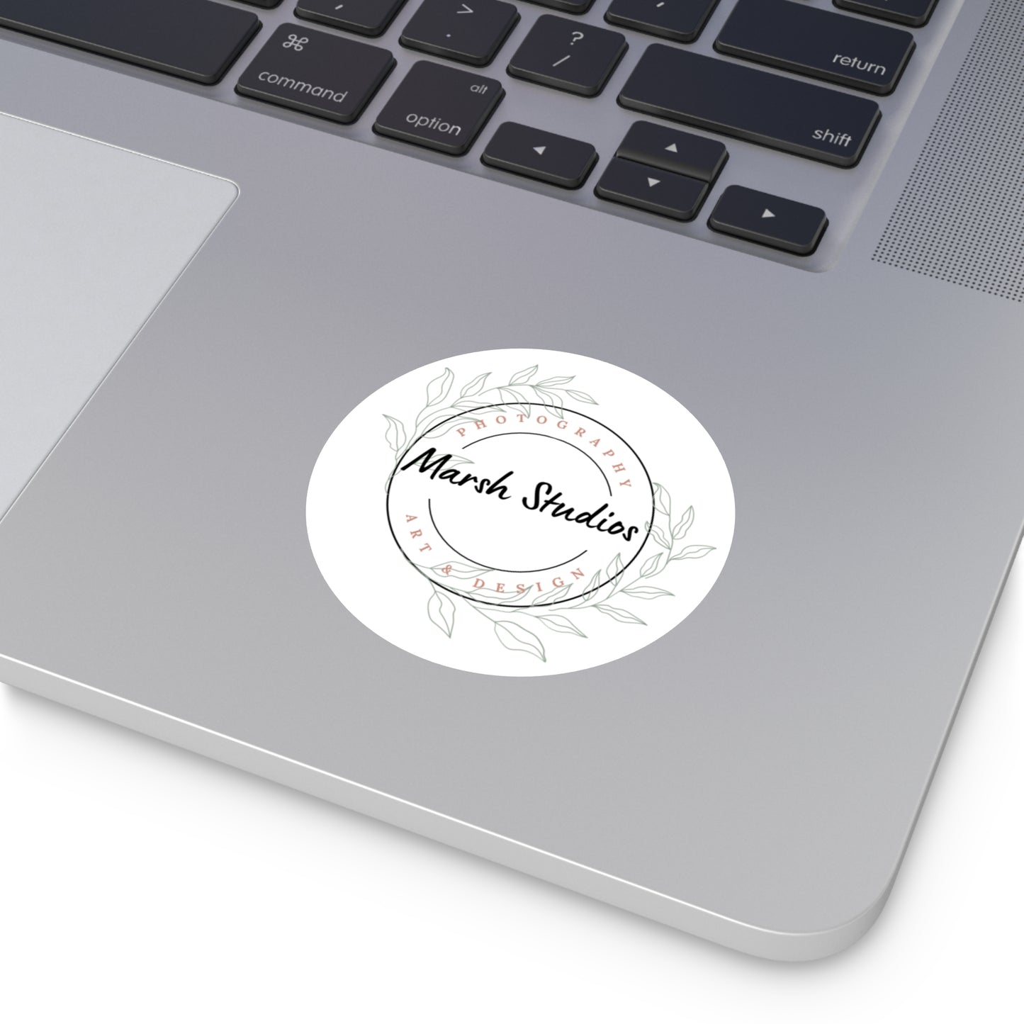 Custom Marsh Studios Round Stickers - Photography & Design