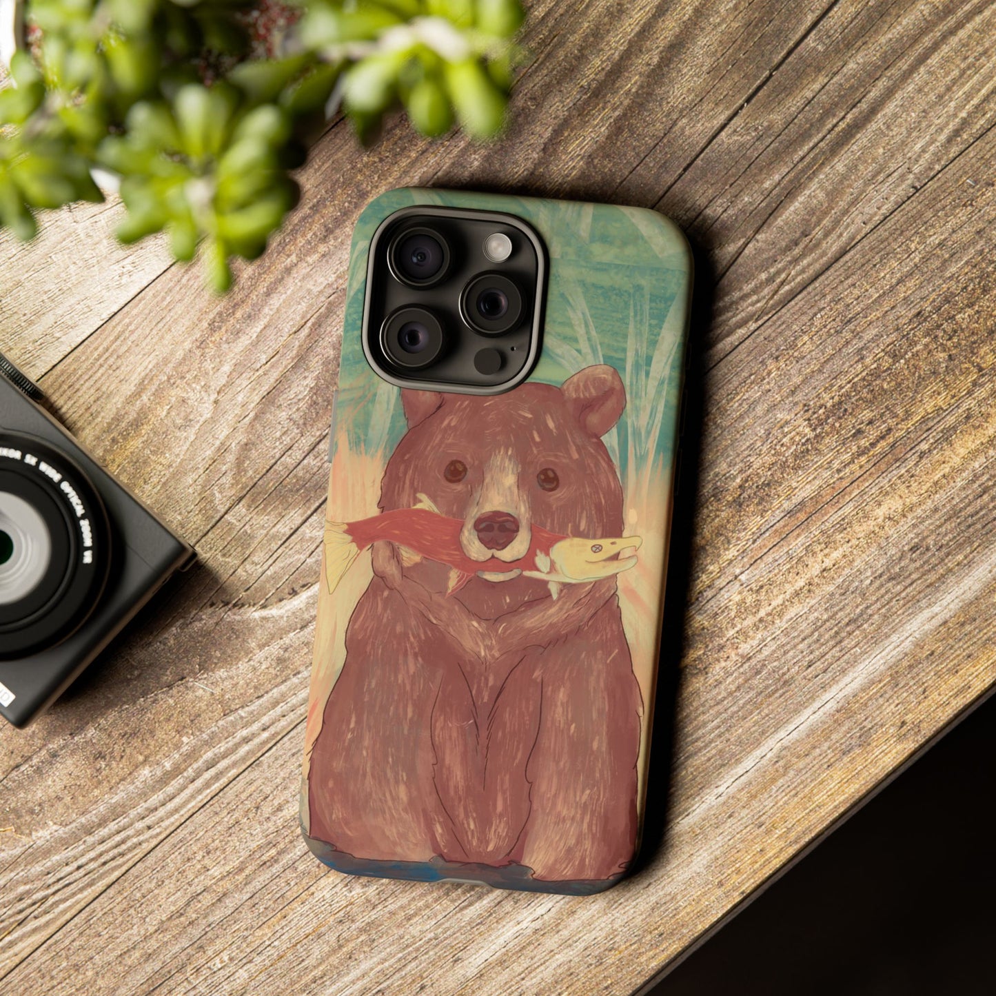 Fishing Bear Tough Case