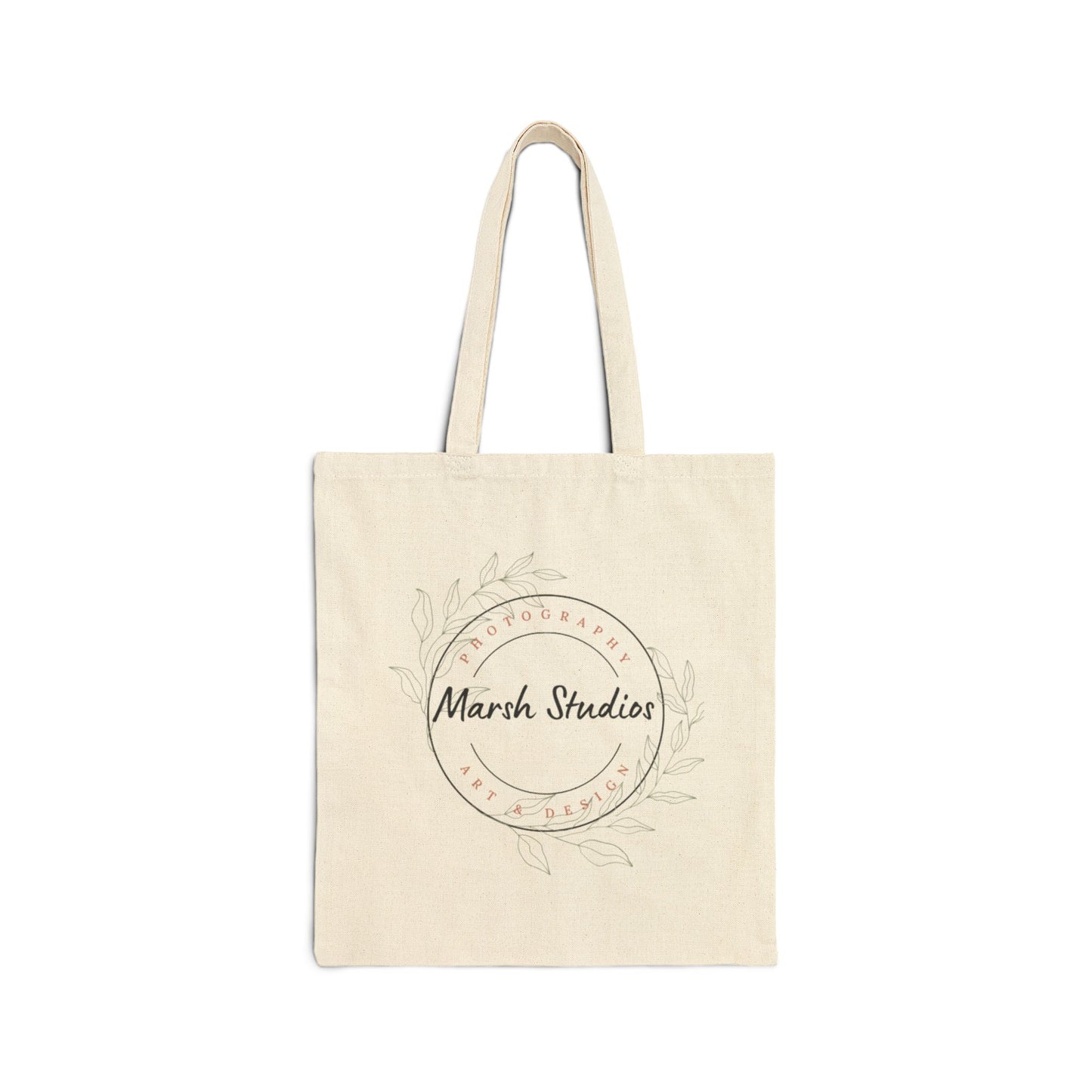 Personalized Photography Cotton Canvas Tote Bag - Marsh Studios Design